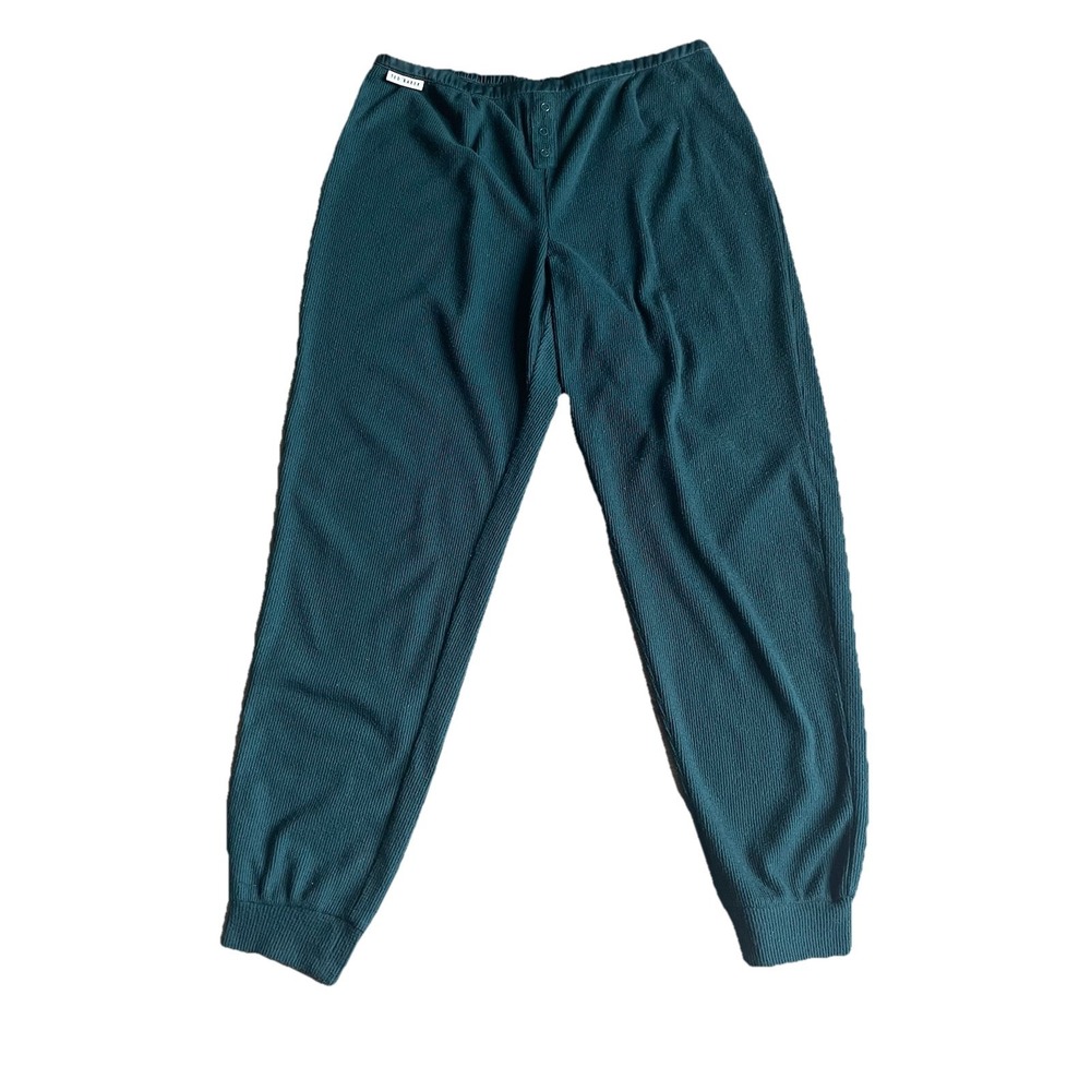 Ted Baker London Waffle Knit Joggers Large Lounge Pajama Pants Women's